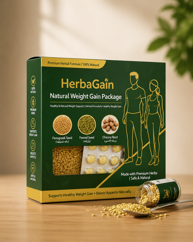دوره چاقی 140 روزه هربا گین 30 تا 34 کیلو افزایش وزن